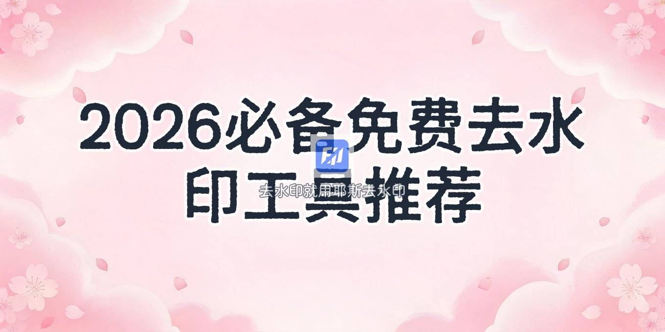 2026还在用的去水印工具：在线免费去水印软件哪个好用